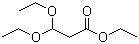 3,3-二乙氧基丙酸乙酯分子结构 (CAS 10601-80-6)