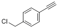 1-(氯甲基)-4-乙炔基苯分子结构 (CAS 10601-98-6)
