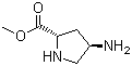 (4R)-4-氨基-L-脯氨酸甲酯分子结构 (CAS 1060775-42-9)