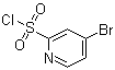 4-溴-2-吡啶磺酰氯分子结构 (CAS 1060808-87-8)