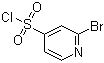 2-Bromo-4-pyridinesulfonyl chloride molecular structure (CAS 1060811-61-1)