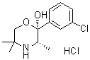 Radafaxine hydrochloride分子结构 (CAS 106083-71-0)
