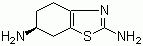 (+)-(6R)-2,6-Diamino-4,5,6,7-tetrahydrobenzothiazole molecular structure (CAS 106092-11-9)