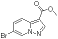 6-Bromopyrazolo[1,5-a]pyridine-3-carboxylic acid methyl ester molecular structure (CAS 1062368-70-0)