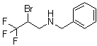 N-(2-Bromo-3,3,3-trifluoropropyl)benzenemethanamine molecular structure (CAS 106240-88-4)