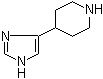 4-(4-Piperidyl)-1H-imidazole molecular structure (CAS 106243-23-6)