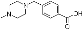 4-(4-甲基哌嗪-1-基甲基)苯甲酸分子结构 (CAS 106261-48-7)