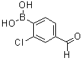 (2-Chloro-4-formylphenyl)boronic acid molecular structure (CAS 1063712-34-4)