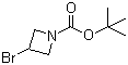 3-Bromo-1-azetidinecarboxylic acid tert-butyl ester molecular structure (CAS 1064194-10-0)