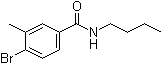 4-溴-N-丁基-3-甲基苯甲酰胺分子结构 (CAS 1065073-96-2)