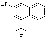 6-Bromo-8-(trifluoromethyl)quinoline molecular structure (CAS 1065074-30-7)