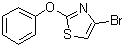 4-溴-2-苯氧基噻唑分子结构 (CAS 1065074-43-2)