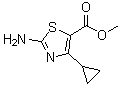 2-Amino-4-cyclopropyl-5-thiazolecarboxylic acid methyl ester molecular structure (CAS 1065074-61-4)