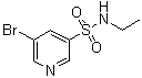 5-Bromo-N-ethyl-3-pyridinesulfonamide molecular structure (CAS 1065074-78-3)