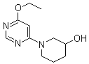 1-(6-Ethoxy-4-pyrimidinyl)-3-piperidinol molecular structure (CAS 1065484-30-1)