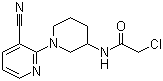 2-Chloro-N-[1-(3-cyano-2-pyridinyl)-3-piperidinyl]acetamide molecular structure (CAS 1065484-50-5)