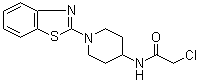 N-[1-(2-Benzothiazolyl)-4-piperidinyl]-2-chloroacetamide molecular structure (CAS 1065484-56-1)