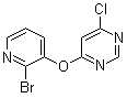 结构式 CAS# 1065484-68-5, 4-[(2-溴-3-吡啶基)氧基]-6-氯嘧啶