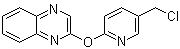 2-[[5-(氯甲基)-2-吡啶基]氧基]喹喔啉分子结构 (CAS 1065484-79-8)