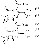 法罗培南钠分子结构 (CAS 106560-14-9)