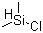二甲基一氯硅烷分子结构 (CAS 1066-35-9)