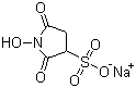 N-Hydroxysulfosuccinimide sodium salt molecular structure (CAS 106627-54-7)
