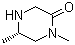 (S)-1,5-二甲基哌嗪-2-酮分子结构 (CAS 1068149-94-9)