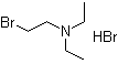 N-(2-溴乙基)二乙胺氢溴酸盐分子结构 (CAS 1069-72-3)