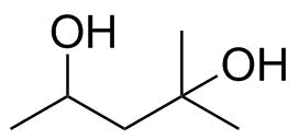 2-Methyl-2,4-pentanediol molecular structure (CAS 107-41-5)