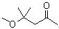 4-甲氧基-4-甲基-2-戊酮分子结构 (CAS 107-70-0)
