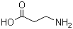 beta-氨基丙酸分子结构 (CAS 107-95-9)