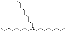 Tri-n-octylaluminium molecular structure (CAS 1070-00-4)