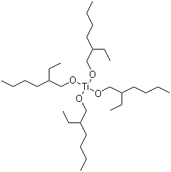 2-乙基-1-己醇钛分子结构 (CAS 1070-10-6)