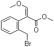 2-(溴甲基)-alpha-(甲氧基亚甲基)苯乙酸甲酯分子结构 (CAS 107048-59-9)