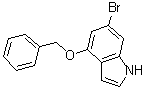 6-溴-4-苄氧基-1H-吲哚分子结构 (CAS 1070503-92-2)