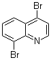 4,8-二溴喹啉分子结构 (CAS 1070879-31-0)