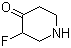 结构式 CAS# 1070955-78-0, 3-氟-4-哌啶酮