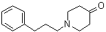 N-(3-苯基丙基)-4-哌啶酮分子结构 (CAS 107100-64-1)