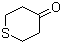 四氢噻喃-4-酮分子结构 (CAS 1072-72-6)