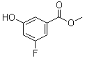 3-氟-5-羟基苯甲酸甲酯分子结构 (CAS 1072004-32-0)