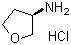 (R)-四氢呋喃-3-胺盐酸盐分子结构 (CAS 1072015-52-1)
