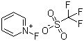N-氟吡啶鎓三氟甲磺酸盐分子结构 (CAS 107263-95-6)