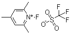 1-Fluoro-2,4,6-trimethylpyridinium trifluoromethanesulfonate molecular structure (CAS 107264-00-6)
