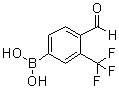 (4-Formyl-3-(trifluoromethyl)phenyl)boronic acid molecular structure (CAS 1072944-24-1)