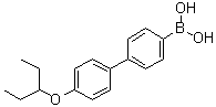 [4'-(1-Ethylpropoxy)[1,1'-biphenyl]-4-yl]boronic acid molecular structure (CAS 1072944-31-0)