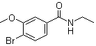 4-溴-N-乙基-3-甲氧基苯甲酰胺分子结构 (CAS 1072944-41-2)
