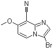 3-Bromo-7-methoxyimidazo[1,2-a]pyridine-8-carbonitrile molecular structure (CAS 1072944-45-6)