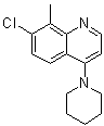 7-Chloro-8-methyl-4-(1-piperidinyl)quinoline molecular structure (CAS 1072944-74-1)