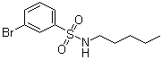 3-Bromo-N-pentylbenzenesulfonamide molecular structure (CAS 1072944-95-6)