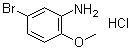 5-Bromo-2-methoxybenzenamine hydrochloride (1:1) molecular structure (CAS 1072945-54-0)